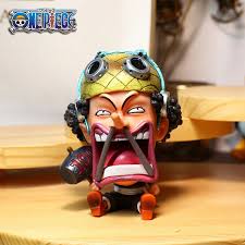 One Piece |PVC| Usopp Sitting Childhood Version 8 cm Collectible Anime Figure