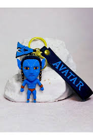 Avatar MODEL A Silicone Keychain - High-Quality 3D Design