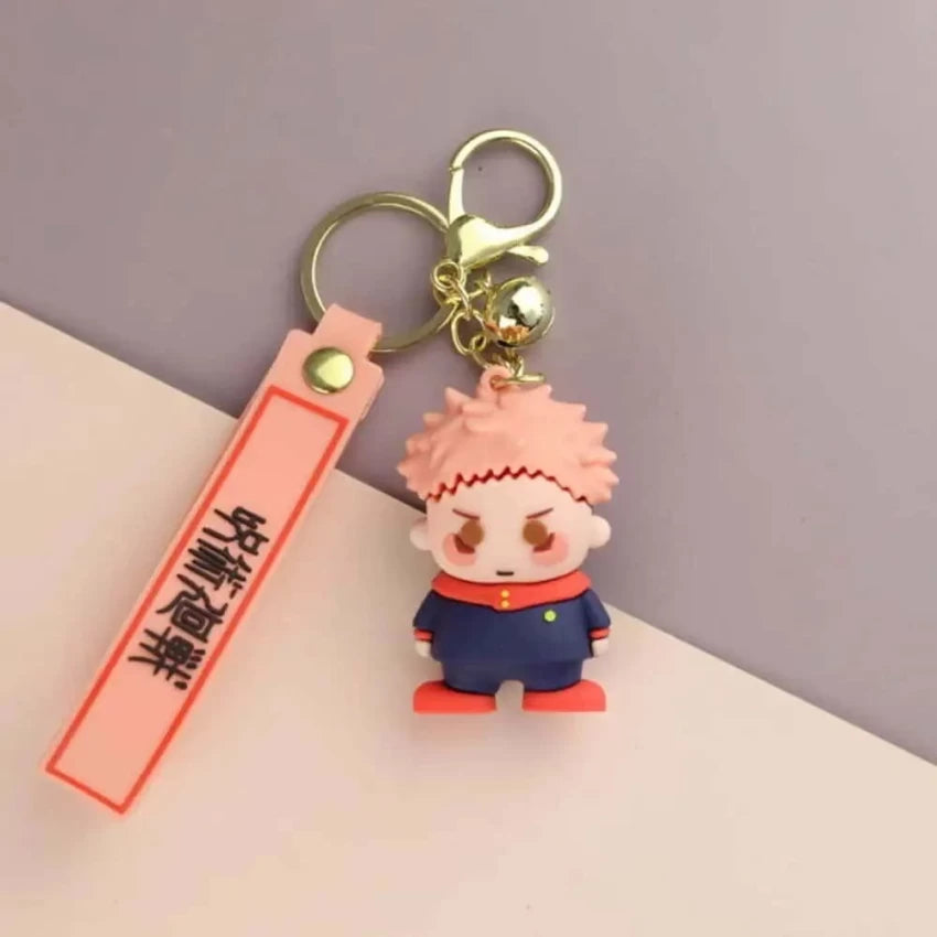 Cute 3D Yugi Silicone Lanyard Keychain | Durable | Stylish