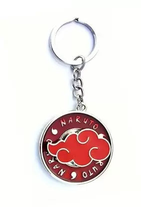 Naruto Anime | Akatsuki Logo Spinning | Metal Keychain