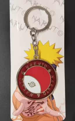 Naruto Anime | Uchiha Logo Spinning | Metal Keychain
