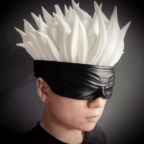 Jujutsu Kaisen |Cosplay PVC| Gojo Satoru Wearable Helmet Mask 11 cm Anime Model
