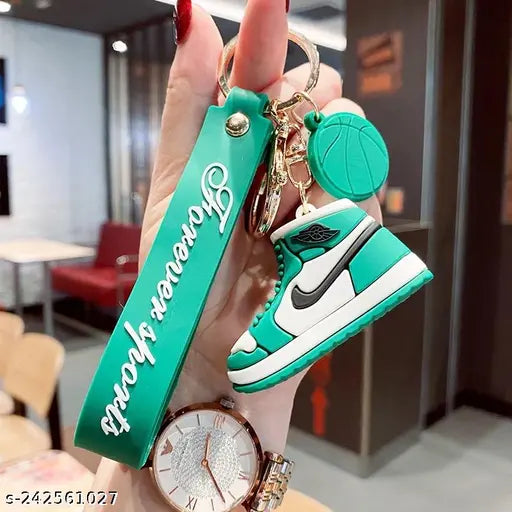 Nike Sneaker Green Silicone Lanyard Keychains | Stylish Keychain |