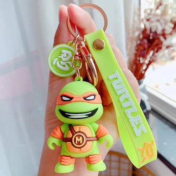 Ninja Turtle Movie | Mickey | Silicone Lanyard Keychain |