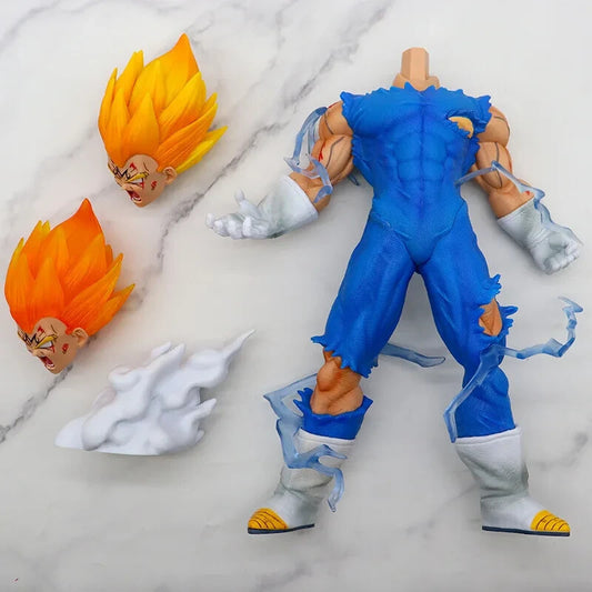 Dragon Ball Z |PVC| Majin Vegeta Action Figure (DOUBLE Head) – 27cm Collectible by Shoppingnest