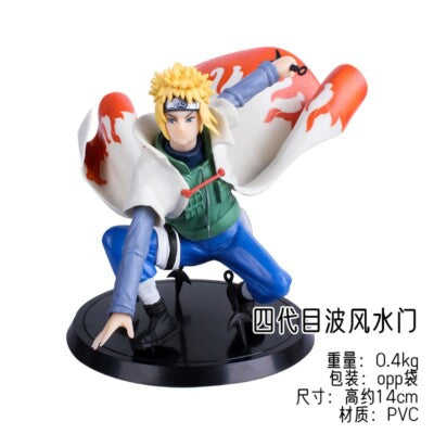 Minato Namikaze Attacking Figure with Dagger 20 CM | PVC Anime Action Figure Collectible by ShoppingNest
