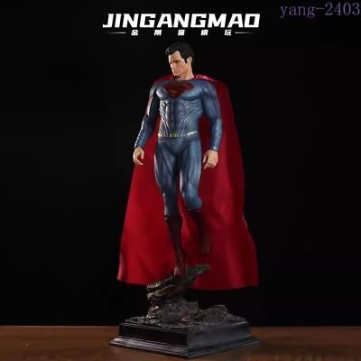 Superman Premium Action Figure with Two Heads Light-Up Eyes | 50 cm