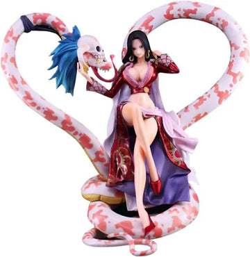 One Piece Boa Hancock Sitting on snake Posture Action Figure  | 22 Cms |
