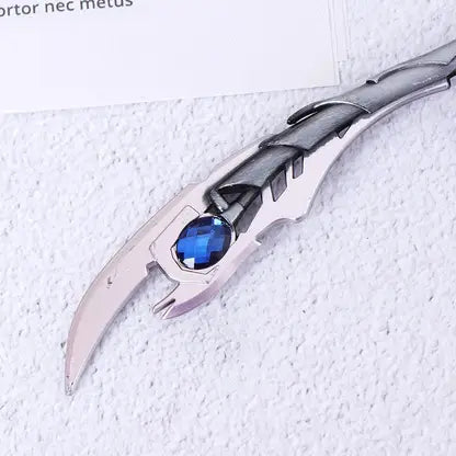 Loki Scepter Silver Keychain