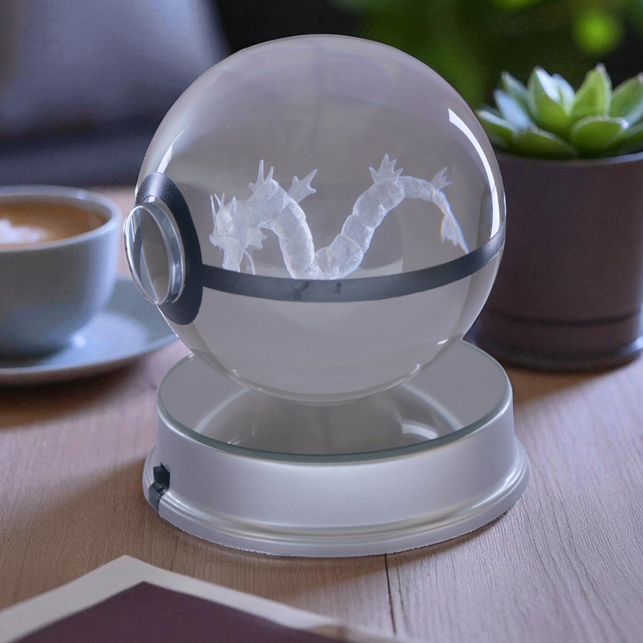  Gyarados Crystal Poké Ball 3D  Without light 