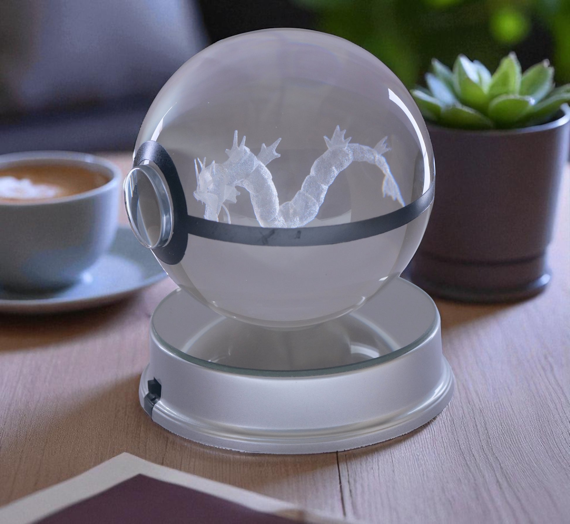  Gyarados Crystal Poké Ball 3D  Without light 