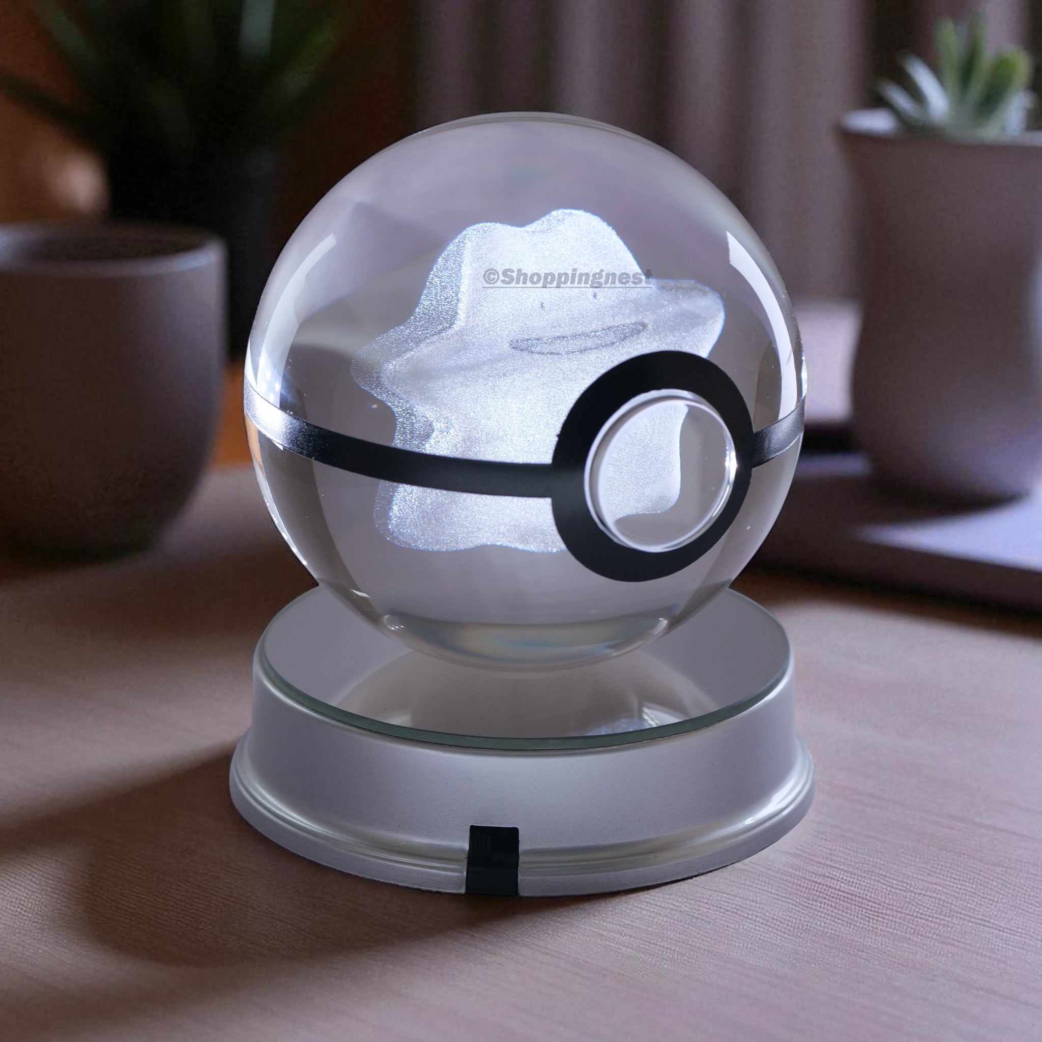 Ditto Crystal Poké Ball 3D without light image 