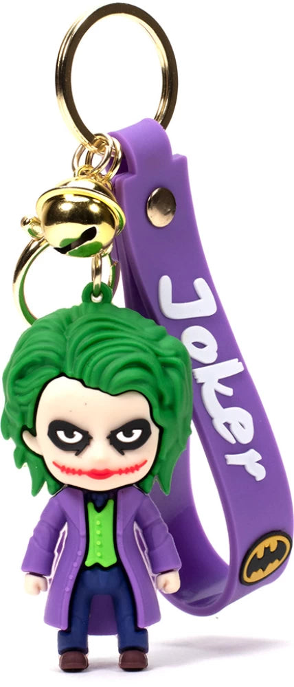 DC Purple Joker | 3D Lanyard Keychain | Silicone