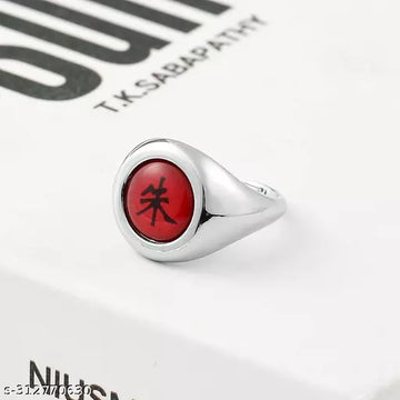 Naruto Anime | Itachi Uchiha Design | Adjustable Unisex Metal ring|